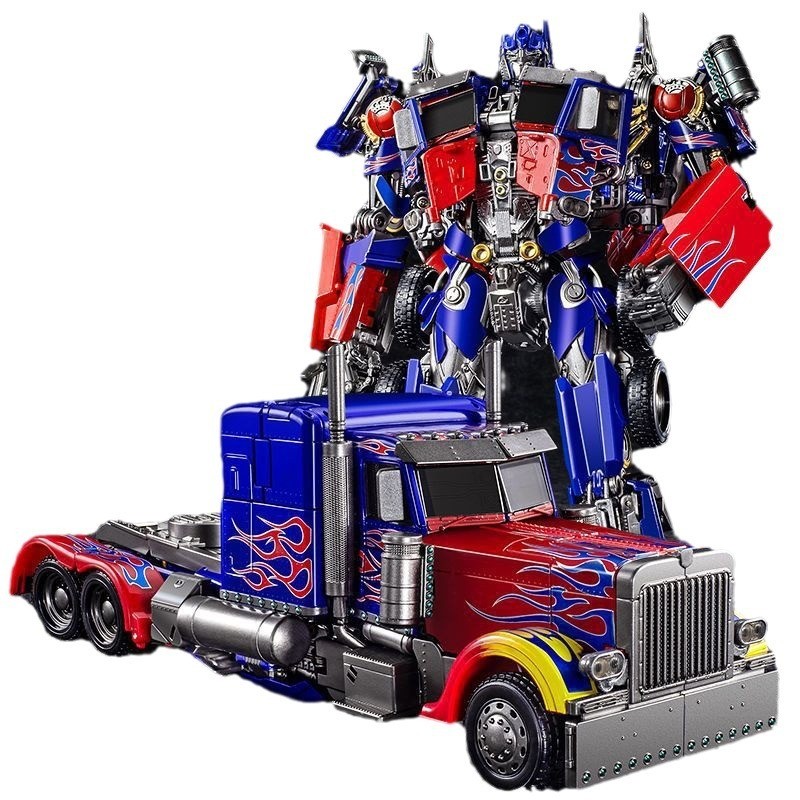 Đồ chơi biến hình xe robot hợp kim Optimus Prime cỡ lớn cho bé trai, đồ trang trí mô hình