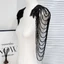 AWNGD 1 Đồng Phục Đính Hạt Epaulets, Quấn Vai Trang Phục Tiệc Có Thể Tháo Rời Epaulettes, Unisex DIY Trang Trí Viền Lấp Lánh Quấn Vai Epaulet Biểu Diễn Sân Khấu