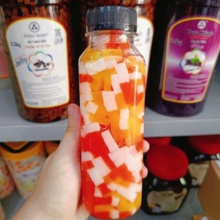[Ảnh thật] Thạch trái cây,thạch cá chai 350g