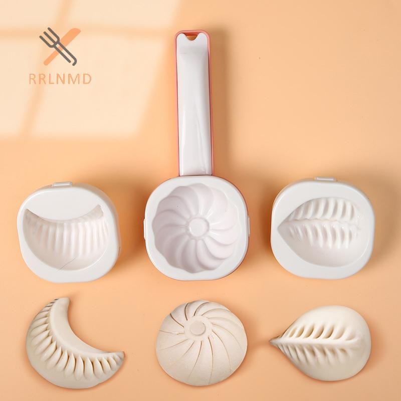 Rrlnmd 1 Máy Làm Baozi Trung Quốc Thực Phẩm ABS Baozi Khuôn Hấp Nhồi Bông Bun Làm Khuôn Tiện Ích Nhà Bếp Bánh Ngọt Bánh Hấp Bun Khuôn MỚI