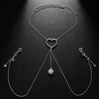 Kra Cơ Thể Trang Sức Núm Vú Dây Xích Áo Ngực Dây Xích Bikini Sling Ngực Dây Xích Váy Thích Hợp Cho Lễ Hội Âm Nhạc Và Hợp Thời Trang Ra