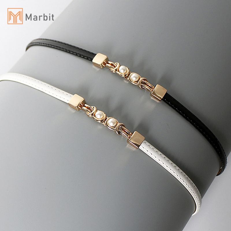 Marbit Nữ Có Thể Điều Chỉnh Thắt Lưng Mỏng Cho Nữ Thời Trang Thiết Kế Phong Cách Skinny Áo Khoác Đầm Thắt Lưng Nữ Mới