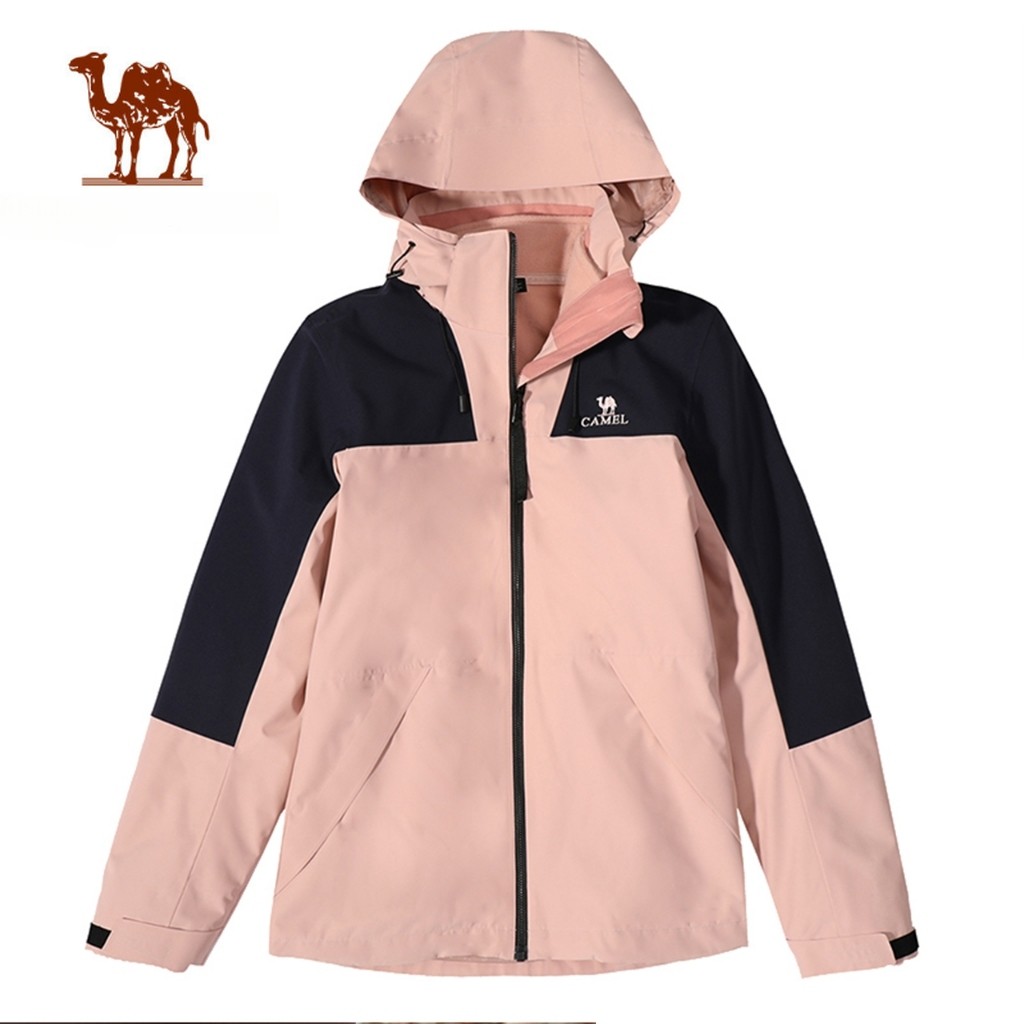 Ảnh Áo khoác CAMEL CROWN quần áo ngoài trời chống thấm nước và chống gió ba trong một dành cho nữ 1