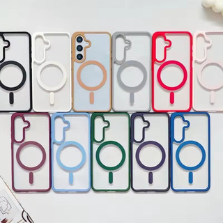 [Jlk] ốp lưng s26 ultra điện thoại trong suốt siêu từ tính S25 cho Samsung Galaxy S22 S23 S24 S25 Plus Ultra FE Vỏ Acrylic mỏng sạc không dây