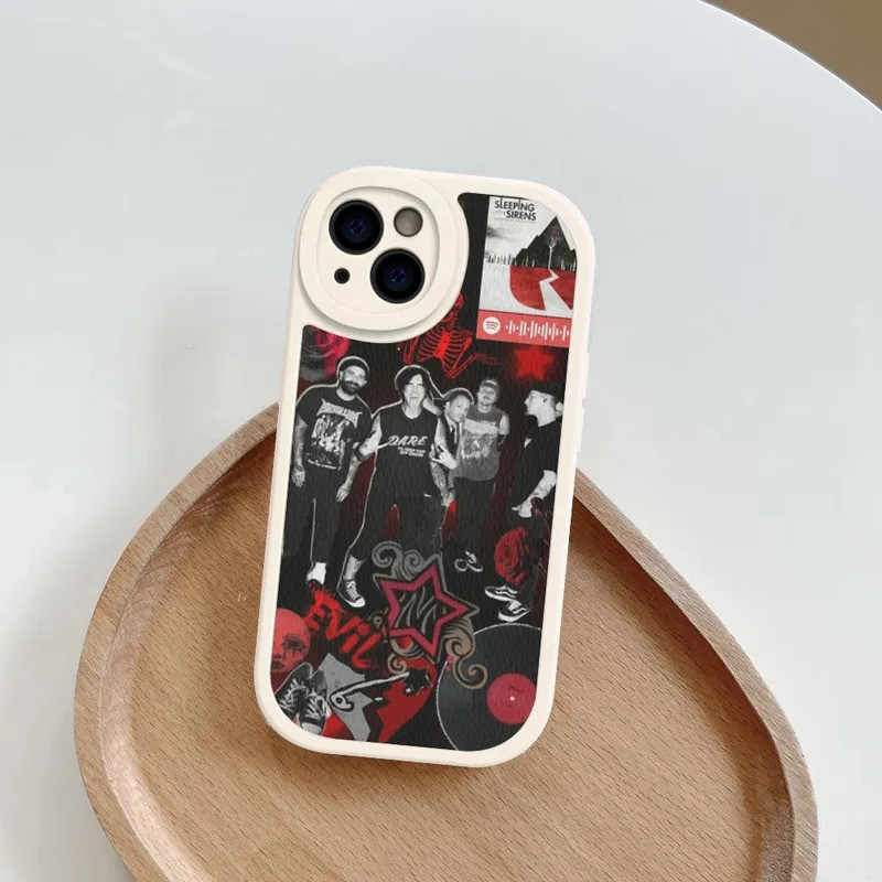 TP-1 S-Sleeping Với S-Sirens Vỏ Điện Thoại Da Cứng Cho iPhone 16 17.35 14 13 12 Mini 11 14 Pro Max Xs X Xr 7 8 Plus Fund