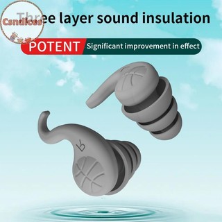 Nút tai cách âm Csndices để ngủ Miếng đệm tai silicon mềm Bảo vệ tiếng ồn Du lịch Bảo vệ tái sử dụng Nút chặn âm thanh Nút tai VN