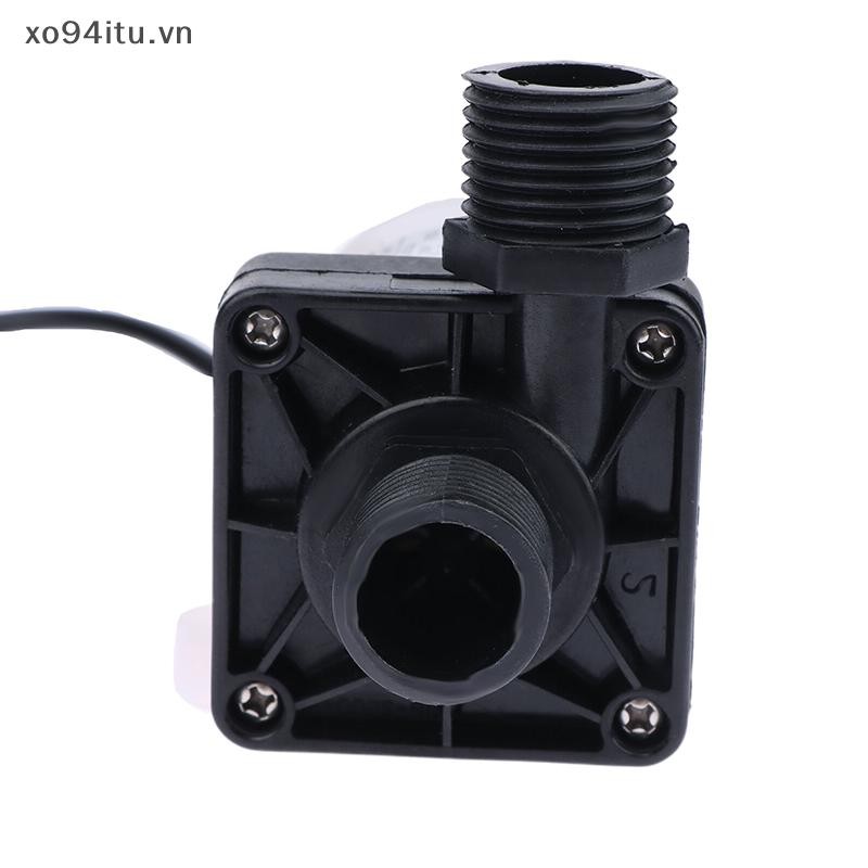 XOITU Máy Nước Nóng Tắm Sàn Sưởi Bơm Tăng Áp 12V 24V IP68 Im Lặng 4 Điểm Ren Không Chổi Than Động Cơ Năng Lượng Mặt Trời Máy Bơm Nước VN