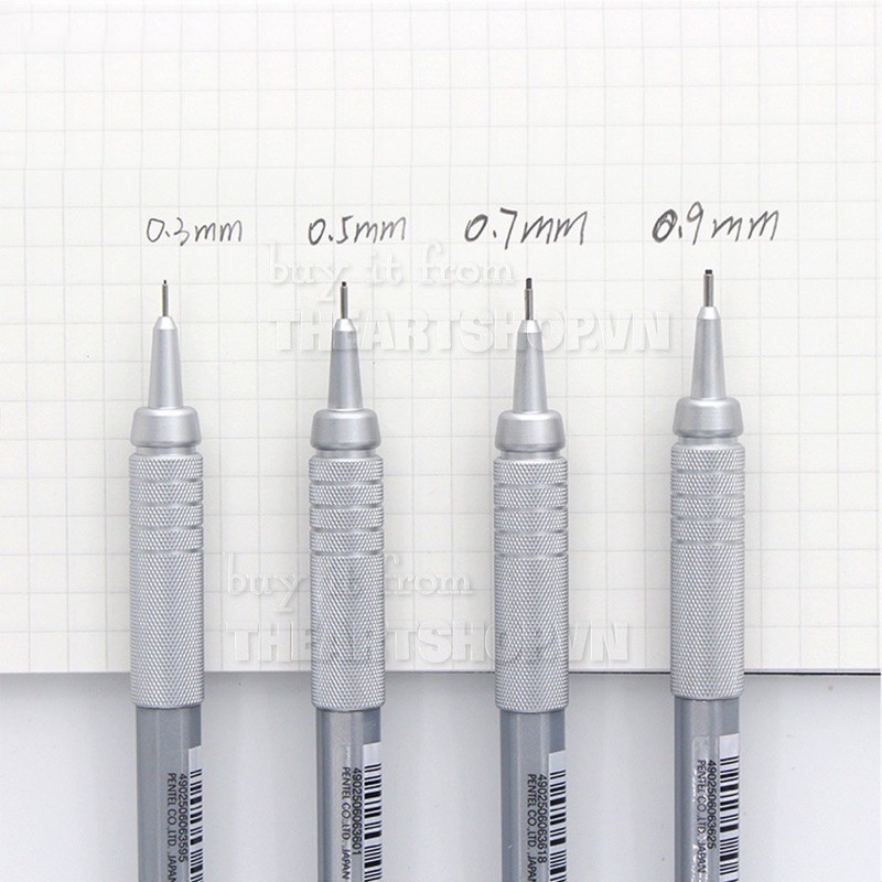 Bút chì bấm cơ khí Pentel Graphgear 500.