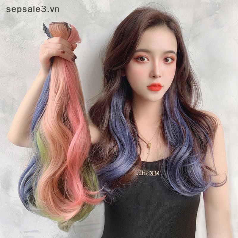 # VN # 60cm Kẹp Nối Tóc Trong Tóc Dài Thẳng Tai Tóc Giả Kẹp Tổng Hợp Phần Nối Tóc Phụ Kiện Kẹp Tóc.