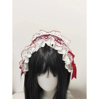 Mũ đội đầu ren bánh dâu tây Lolita