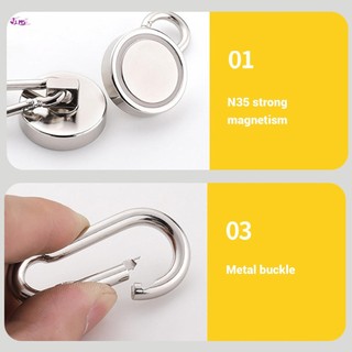 Móc từ tính bằng thép không gỉ Móc lưu trữ nam châm treo chắc chắn ngoài trời cho dây buộc tán lều