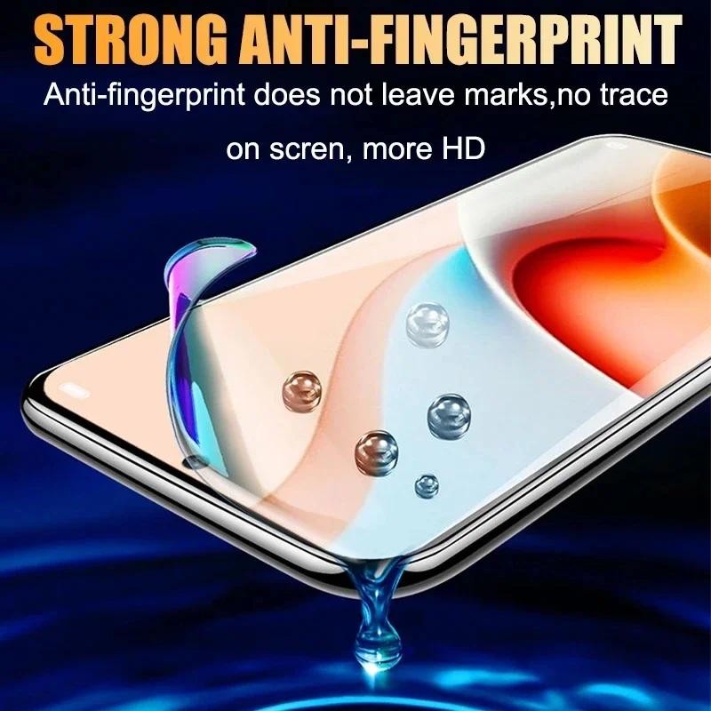 Samsung Galaxy S25/S24/S23 Plus/FE/Edge, 3 miếng HD trong suốt mềm Hydrogel, chống ánh sáng xanh, chống vân tay, bảo vệ màn hình điện thoại