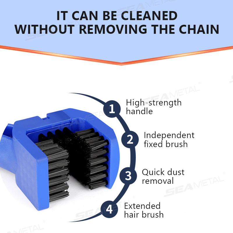 GHẾ Xe Máy Xích Xe Đạp Làm Sạch Dây Xích Bàn Chải Đường Núi Xe Máy Đi Xe Đạp Bánh Đà Bàn Chải Dụng Cụ Vệ Sinh Phụ Kiện
