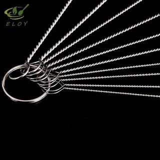 [ELOY] Bộ cọ làm sạch ống hút tóc mềm bằng không gỉ Bộ lông Nylon Ống hút chai VN