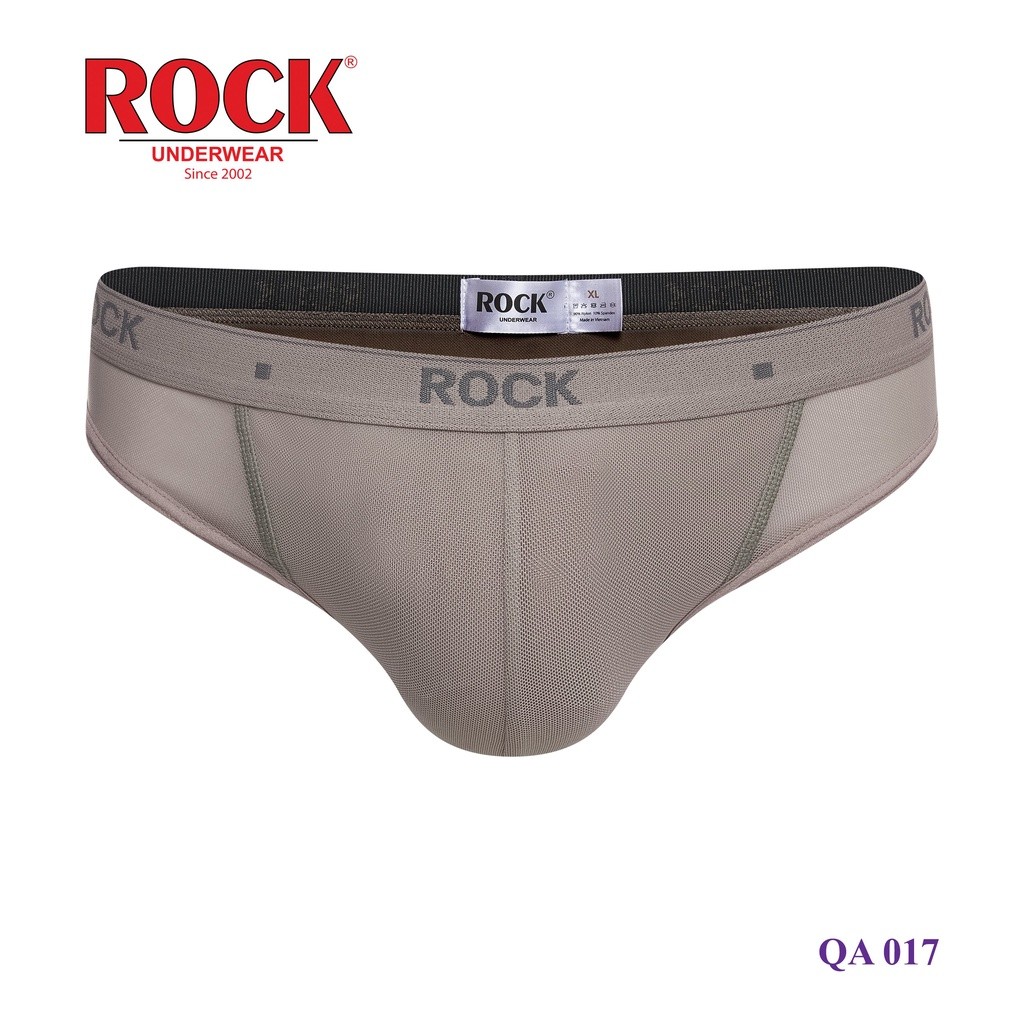 Quần lót nam cao cấp phối lưới độc quyền cá tính ROCK 017 cotton 4 chiều thấm hút tốt, thoáng mát