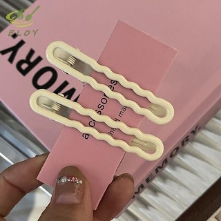 [MAO] 2 Cái / bộ Màu Kẹo Kim Loại Rỗng Tóc Gãy Bên Mỏ Vịt Nổ Y2k Phụ Kiện Tóc VN