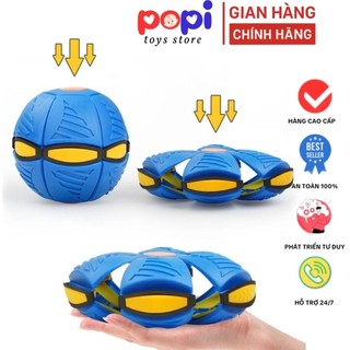 Đồ Chơi Bóng Ma Thuật Biến Hình Dạng Tự Nảy Sáng Đèn, Banh Ném Đĩa Bay Ufo Bật Lò Xo - Đồ Chơi Trẻ Em Ngoài Trời- POPIKI