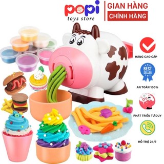 Đất Nặn An Toàn Cho Bé Tạo Hình Theo Khuôn Siêu Ngộ Nghĩnh – Đồ Chơi Đất Nặn Bò Sữa Cho Bé Vui Chơi Khám Phá