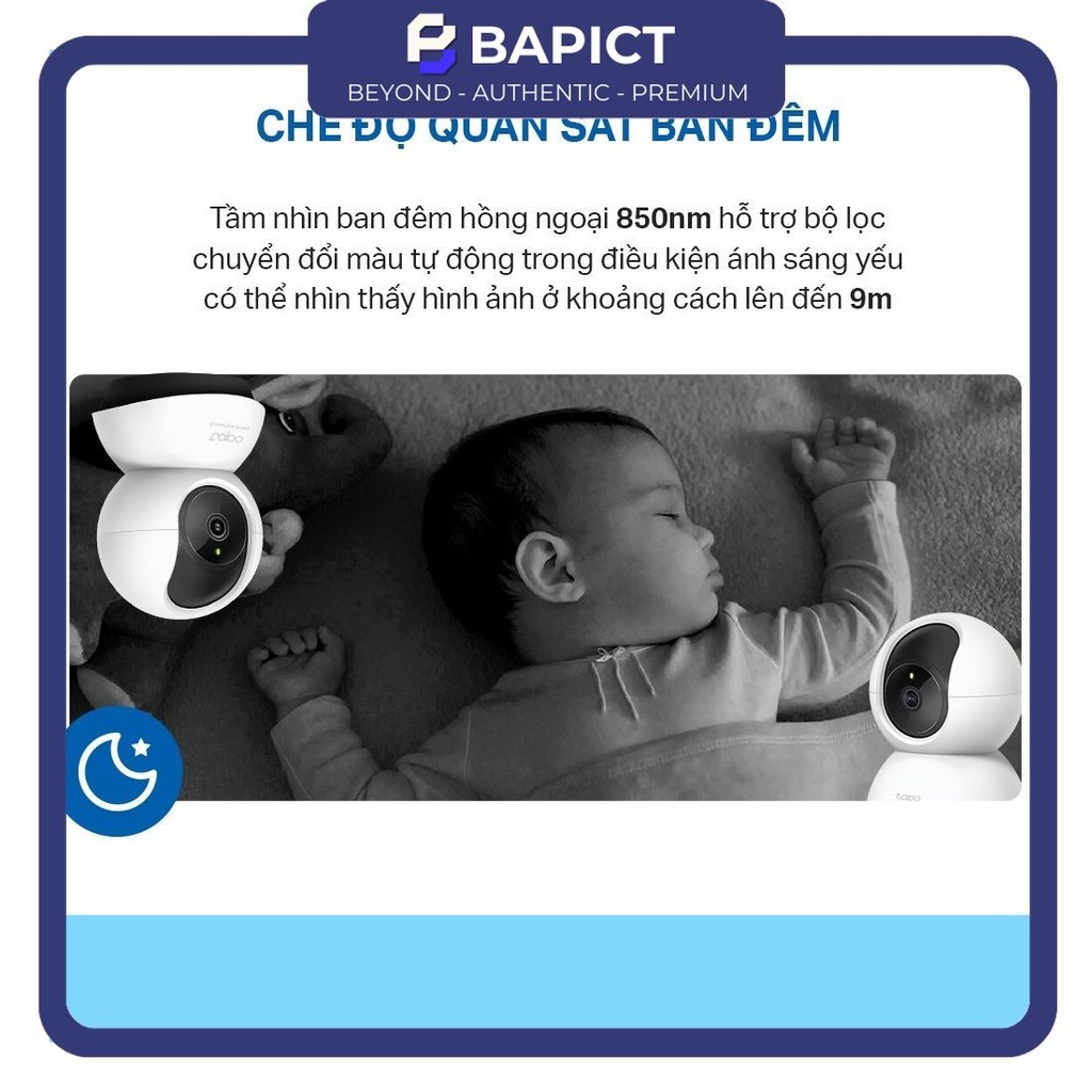 [HOẢ TỐC HCM] Camera Wifi TP-Link Tapo C200 / C211 / C220 / C202 / C212 Full HD 2MP/3MP/2K QHD - BH 24T