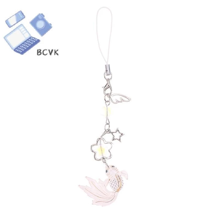 [BCVK]Móc khóa ngôi sao cá đầy màu sắc Dây đeo cổ tay Dây điện thoại Dây điện thoại di động Dây điện thoại hoạt hình Dây điện thoại di động Dây đeo móc khóa tốt