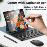 Sẵn Sàng Mới Cho Samsung Galaxy Z Fold 7 Vỏ Bàn Phím Gấp Gấp Gấp Gấp6 Vỏ Da Có Bút Bảo Vệ Fold7 Giá Đỡ Từ Tính — ảnh 3