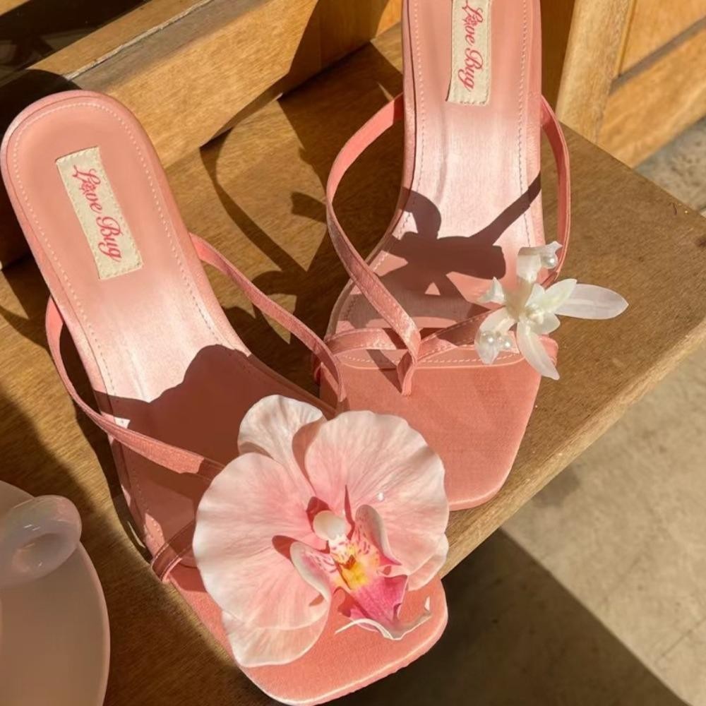 IFANSIN 1 Đôi Dép Hoa Phalaenopsis, Thiết Kế Cá Tính Trang Trí Trên Thái Cổ Tích Bướm Hoa Khóa Giày, Bướm Phong Lan Mô Phỏng Khóa Trang Trí