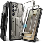 Ốp lưng TONGATE cho Samsung Galaxy S25 Ultra, [Vỏ Camera trượt tích hợp & Bảo vệ màn hình] [2 khung trước] Ốp điện thoại S25 Ultra chống sốc hạng nặng toàn thân có chân đế & đai — ảnh 1