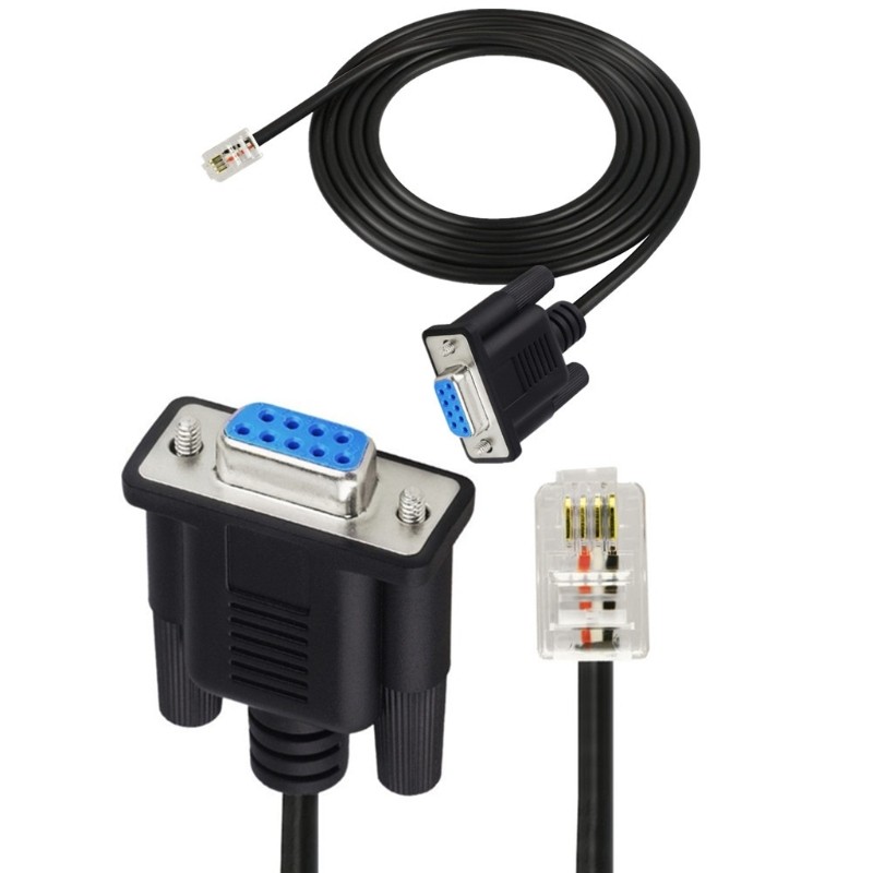 Cáp BT RS232 9 Pin DB9 Nữ Sang RJ9 4P4C Cập Nhật Cáp RS232