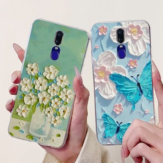 Ốp Cho OPPO F11 Pro Ốp Điện Thoại F11 A9 A9x CPH1913 CPH1911 CPH1969 Vỏ Silicon Thời Trang Hoa Trái Tim Tình Yêu Chống Sốc Ốp Lưng