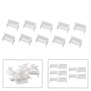Bộ 10 Mô Hình Bàn Ghế Công Viên Đường Phố Mới Và Chất Lượng Cao Tỉ Lệ 1: 87