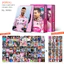 SQ11 92 Cái / bộ Lionel Messi Dán Thẻ Ảnh Hai Mặt LOMO Thẻ Bưu Thiếp Đóng Hộp Bộ Sưu Tập Thẻ