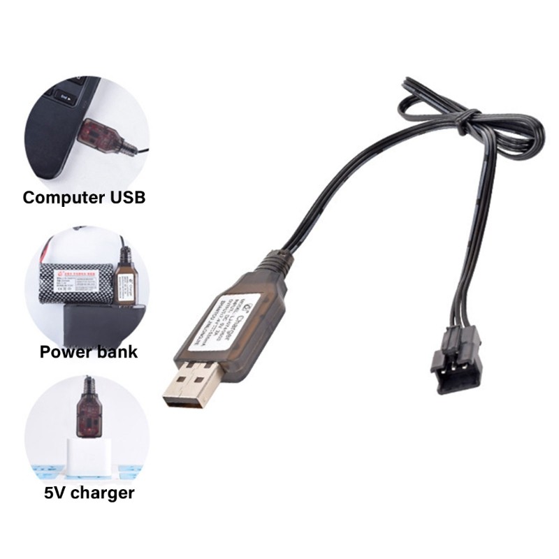 Dây sạc Lithium Cinna 7 4V SM3P Cắm cho đồng hồ từ xa Sạc hiệu quả