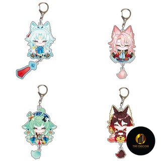 Móc khóa Honkai Star Rail Feixiao Kawii móc khoá bằng chất liệu arcrylic trong suốt, phụ kiện balo xinh xắn