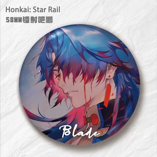 Trò Chơi Honkai Ngôi Sao Đường Sắt Lưỡi Boothill Aventurine Tinplate Kim Loại Huy Hiệu Pin Trâm Anime Ngoại Vi Sưu Tập Quà Tặng