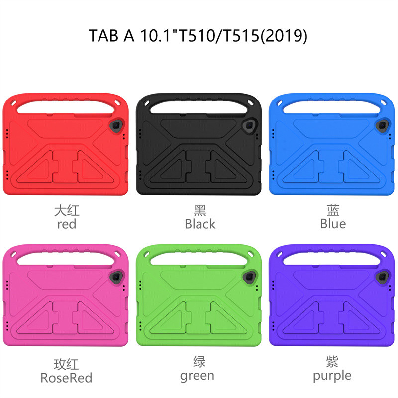 Ốp Lưng Cho Samsung Galaxy Tab A 10.1 Inch 2019 SM-T510 T515 Trẻ Em Vỏ Giá Đỡ Chống Sốc