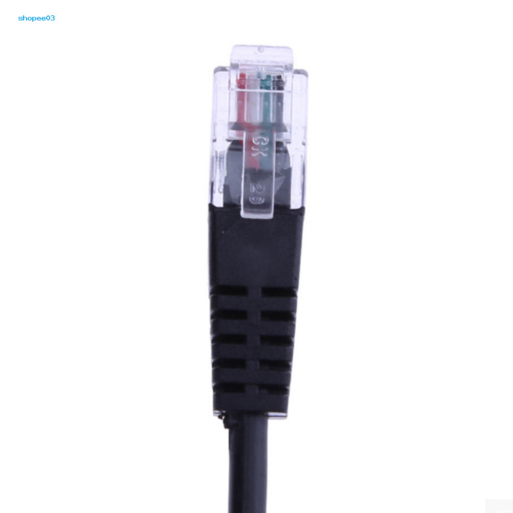 [Ky] Tai nghe điện thoại thông minh OMTP 20cm 35mm sang dây cáp chuyển đổi điện thoại 4P4C RJ9 / RJ10