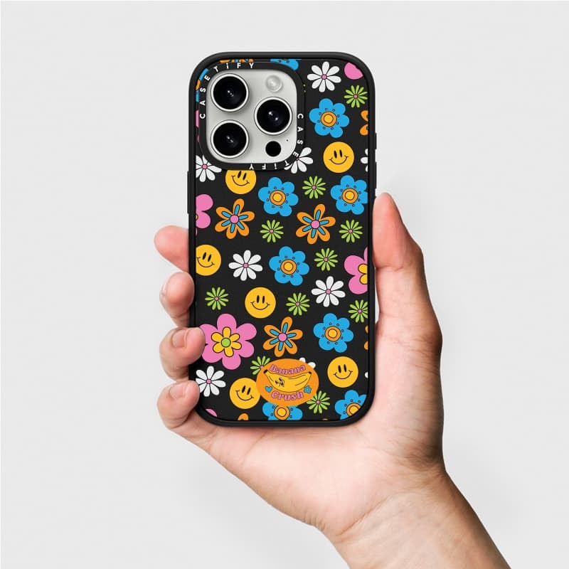 CASETiFY X Smile Case Matte Black Matte Purple Matte RosePink Clear Hard Case Impact Case cho Apple IPhone 13 14 15 16 Pro Max có hộp