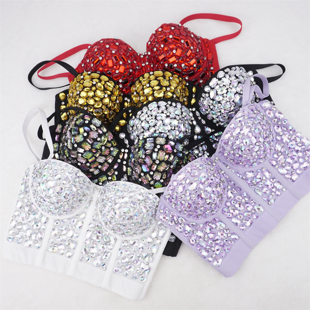 Bán Thiết Kế Sense Niche Pure Desire Nightclub Tube Top Đính Hạt Sáng Kim Cương Phù Hợp Với Sling Ngoài Mặc Kỳ Nghỉ Carnival Top