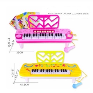 Đồ Chơi Đàn Piano Cho Bé – Có Đèn, Nhạc Và Micro Chuẩn Âm, Phát Triển Kỹ Năng Âm Nhạc Cho Trẻ Em