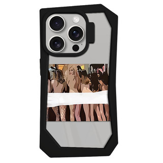 Ốp điện thoại không đều, cho iPhone 16 15 14 13 11 12 Pro Max, hình minh họa cô gái vẽ tranh dầu sexy