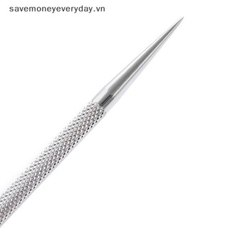 [savemoneyeveryday] 1 PC Dụng cụ đẩy biểu bì bằng thép không gỉ hai đầu Dụng cụ làm móng tay Dụng cụ làm móng tay cho nghệ thuật làm móng tay [vn]