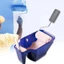 Khay Sơn BORAGETE, Cốc Sơn Cầm Tay 1L Xanh Đậm, Cốc Sơn Bền Dung Tích Lớn PP Cho Ứng Dụng Con Lăn & Bàn Chải