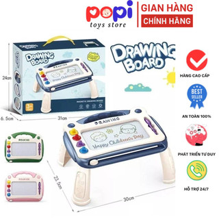 Bảng Vẽ Tự Xóa Thông Minh Có Chân Cho Bé, Bàn  Bảng Từ Tính Tập Viết Tập Vẽ Cho Bé kích thích tư duy phát triển Nhua182