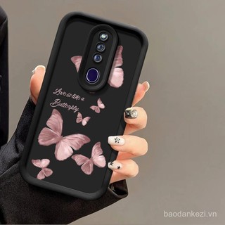 Ốp lưng điện thoại cho Oppo F11 Pro F11pro, thời trang sang trọng, họa tiết hoạt hình cô gái, bướm hồng, mèo đen dễ thương, nhện đỏ, ốp lưng silicone cho Oppo F11 F 11 Pro F11Pro