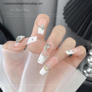 [savemoneyeveryday] 5 Chiếc Lấp Lánh Sắc Nét Móng Tay Nghệ Thuật Kim Cương Giả Trang Trí Trang Trí Mix Màu Trắng Trong Suốt Quyến Rũ Móng Tay Đồ Trang Trí [vn]