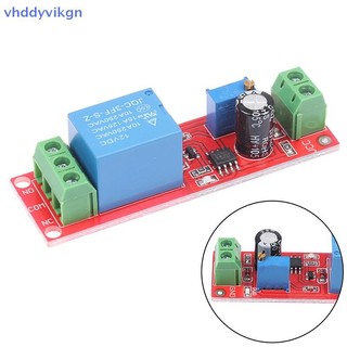 VHDD NE555 12V Hẹn giờ rơle trễ Mô-đun có thể điều chỉnh VN