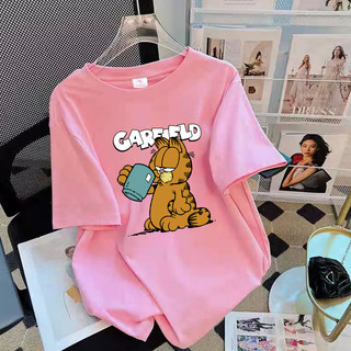 HIIXIIVI Mới 100% Cotton Thương Hiệu Địa Phương Cotton Rời Tay Ngắn Áo Thun Nữ In Hình Đồ Họa Lớn Oversize Cổ Tròn Tee