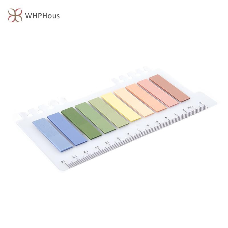 RUA 200 Tờ Morandi Dính Tab Dán Ghi Chú Tab Trang Đánh Dấu Dán Notepad Sách Ghi Chú Trường Văn Phòng Đồ Dùng Dễ Thương Mới