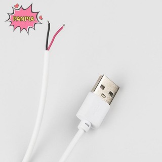 PNPIA 5V 1M / 1.5M USB Nam sang 2 Dây cấp nguồn 501 Nút BẬT / TẮT Cáp kết nối 2A cho dải đèn LED Boutique