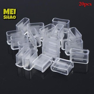MeiShao 20 Chiếc Cao Su Còi Bao Miệng Bảo Vệ Phụ Kiện Còi Trắng Đệm
